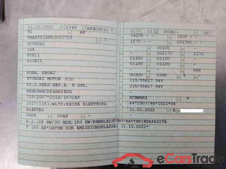 HYUNDAI Kona (OS)(2017->) DE - SUV5 Elektro, Prime Elekt #4