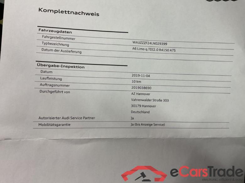 Audi A6 Limousine ´18 A6 Lim. 40 TDI quattro sport 2.0 TDI 150KW AT7 E6dT #6