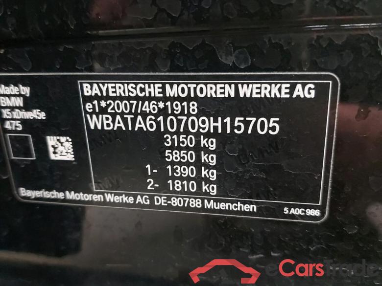 BMW - BMW X5 xDrive45e 394PK M Sport Pack Travel & Vernasca Heated Seats & Driving Assistant Pro & Comfort Access & Parking Assistant Plus & 20 Inch * HYBRID * #6