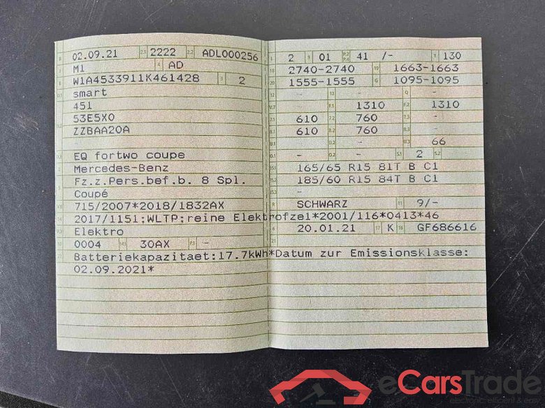 Smart fortwo coupe (11.2014->) DE - LimS3 electric drive / EQ, EQ, 2019 - 2023 #4