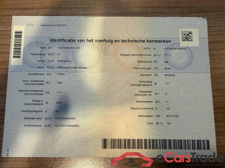 VOLKSWAGEN T-Roc T-Roc UNITED 1.0 OPF  85 kW (115 pk) 6 versnellingen manueel #6