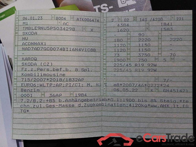 Skoda Karoq (NU)(2017->) DE - SUV5 2.0 TSI EU6d, Sportline 4x4 OPF (EURO 6d), (Facelift) 2021 - 2024 #2