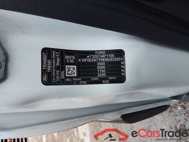 FORD Transit 2.0 EcoBlue 96 kw (130 CV) FT 350 L3H3 Van N1 2ton Trend #5