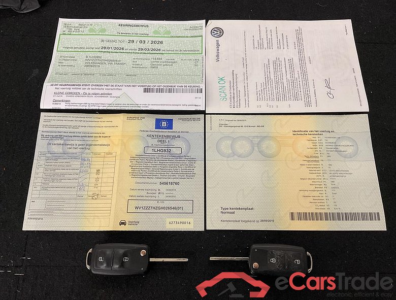 VOLKSWAGEN Transporter T6 1000 Fou Swb Hr Transporter Fourgon toit normal 3000 mm 2,0 l TDI BMT  102ch (75KW) Boîte manuelle 5 vitesses #3