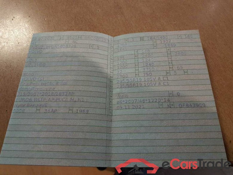 Volvo XC60 (03.2017->) DE - SUV5 B5 (Benzin) 2WD EU6d, Inscription Mild-Hybrid (EURO 6d), (Facelift) 20 #2