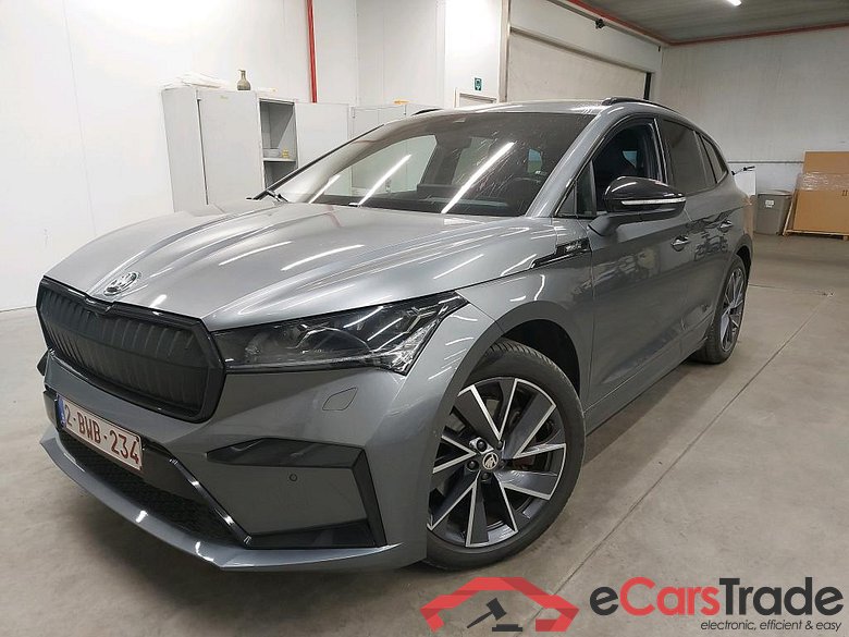 SKODA - SKO ENYAQ iV 80 Sportline 204PK  With Heat Pump  & Convenience & Comfort & Assisted Drive & 125Kwh DC Charging & Climate Plus & Infotainment Plus & Transport Pack & Towing Hook  * ELECTRIC *