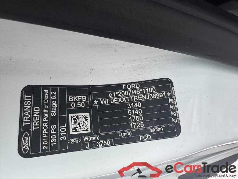 Transit Kasten 310 L3 Trend 2.0 TDCi 96KW MT6 E6d #5