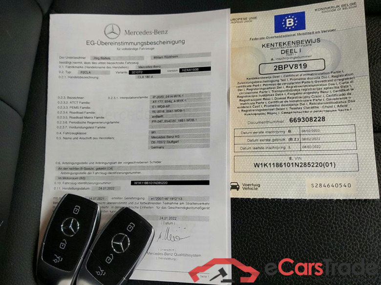 MERCEDES - MER CLA SHOOTING BRAKE 180 d 116PK 8G-DCT Business Solution Luxury #4