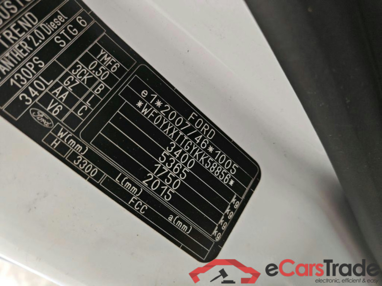 Ford Transit Custom 2.0 TDCi 340 L2H1 Trend 130pk 4d #6