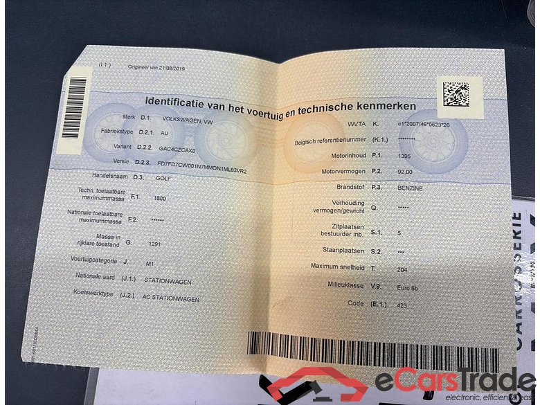 VOLKSWAGEN Golf VII Golf HL 1.4 TSI BMT 92kW (125ch) 7 vitesses DSG #3