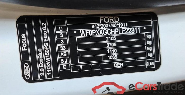 Focus Turnier Cool & Connect 2.0 EcoBlue 110KW AT8 E6dT #5