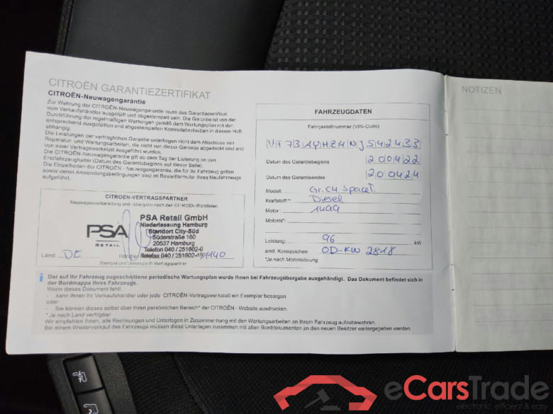 CITROEN C4 Spacetourer Grand C4 Spacetourer BlueHDi 130 Stop&Start EAT8 SHINE 5d 96kW #5