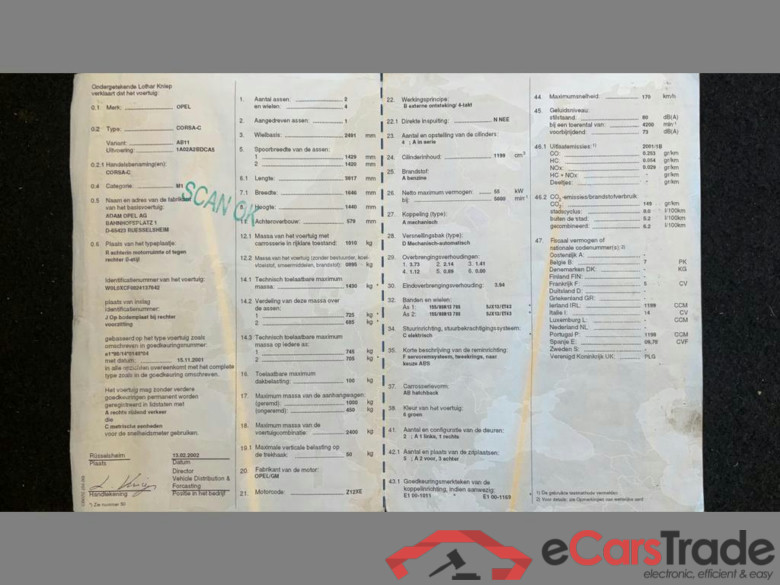 OPEL Corsa 1.2i XE 16v Comfort Easytronic #5
