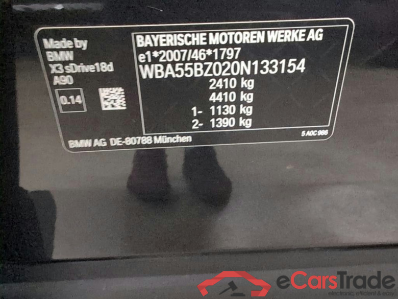 BMW - BMW X3 sDrive18dA 136PK With Climatic & Navigation & Cruise Control & Park Sensors Front & Rear & Pano Roof #6