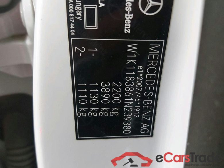 MERCEDES - MER CLA 250 e 218PK DCT Business Solution AMG - Pack Plus & Smartphone Integration  * HYBRID * #6