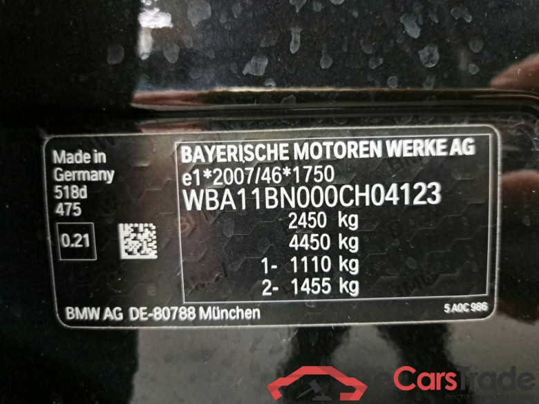 BMW - BMW 5 TOURING 518dA 150PK Business Edition Luxury Line & Dakota Heated Seats & Heated Steering Wheel & Parking Assistant Pack #6