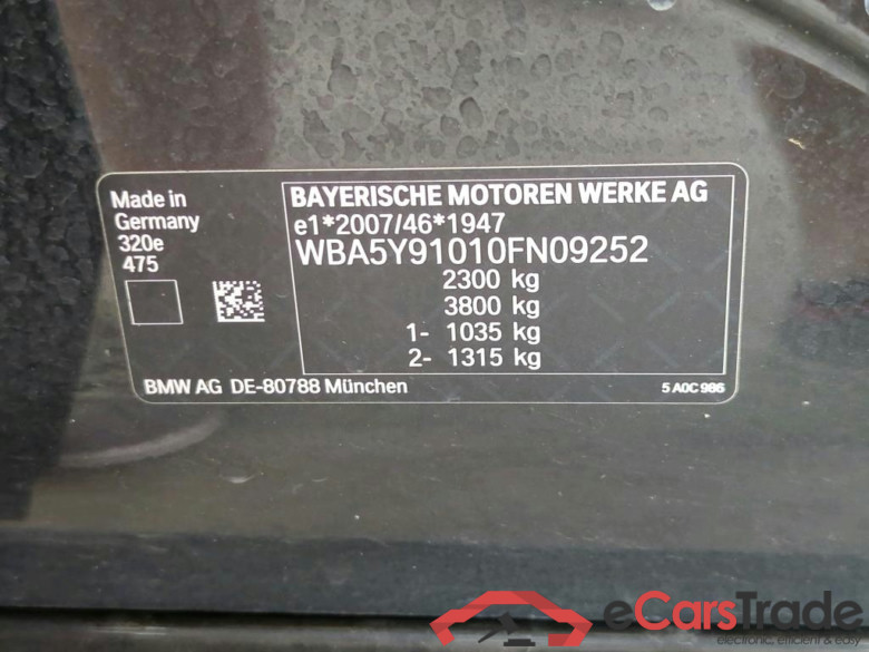 Baureihe 3 Lim. 320 e Sport Line 2.0 150KW AT8 E6d #4