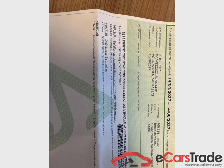 VOLKSWAGEN Passat Variant Passat Comfortline Business 1.6 TDI 88 kW (120 ch) 7 vitesses DSG #6