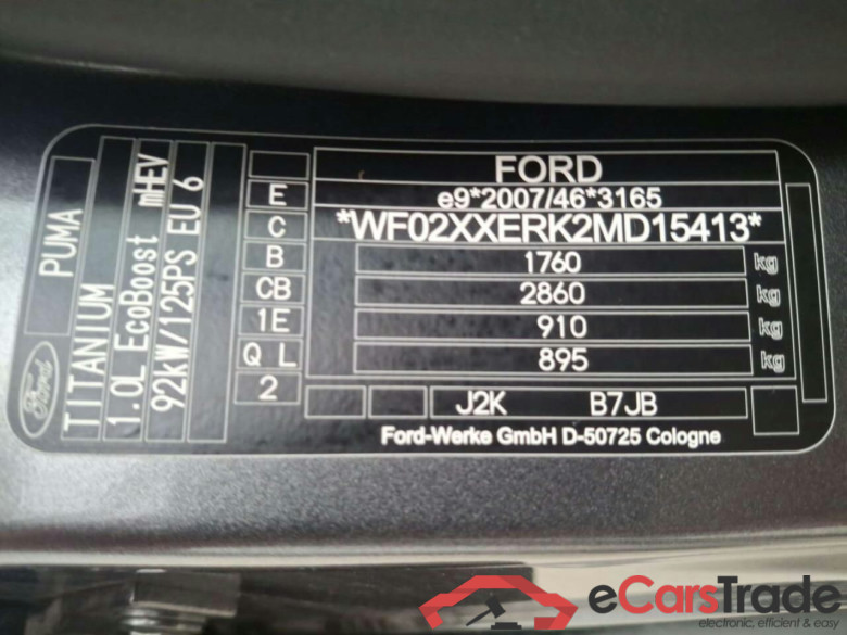 FORD PUMA 1.0 EB Hyb. Titanium #4