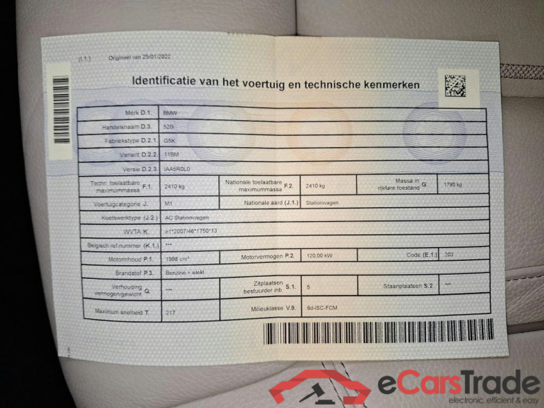 BMW 5 TOURING - 2020 520iA MHEV #6