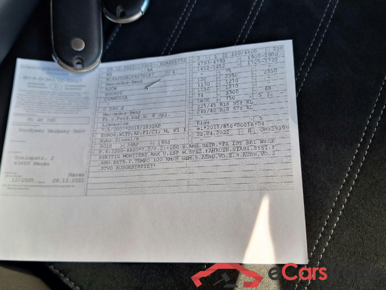 C -Klasse Lim. C 200 d (206.003)AMG AMG Line 135KW AT9 E6d #2