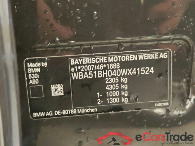BMW 5 Serie Sedan 530iA Business Edition Plus 4d #6