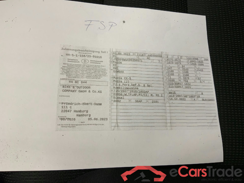 CX-5 Center-Line 2WD 2.2 SKYACTIV-D 110KW MT6 E6d #2