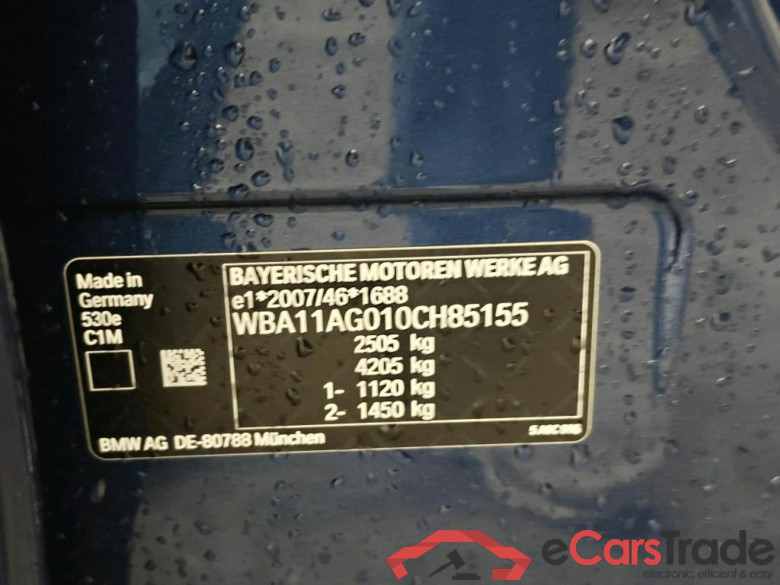 BMW 5 Serie Sedan 530e Business Edition Plus 4d #6