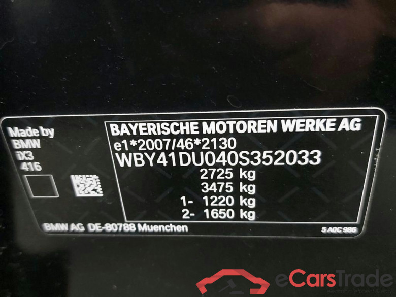 BMW I - BMW IX3 286PK Impressive Towing Hook * ELECTRIC * #6