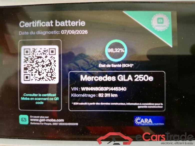 MERCEDES-BENZ GLA / 2020 / 5P / SUV 1.3 GLA 250 e PROGRESSIVE LINE DCT #3