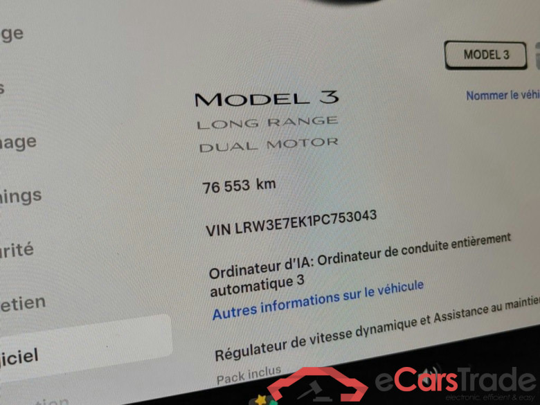 TESLA MODEL 3 - 2021 75 kWh AWD Long Range Dual Motor (366kW) 5d #6
