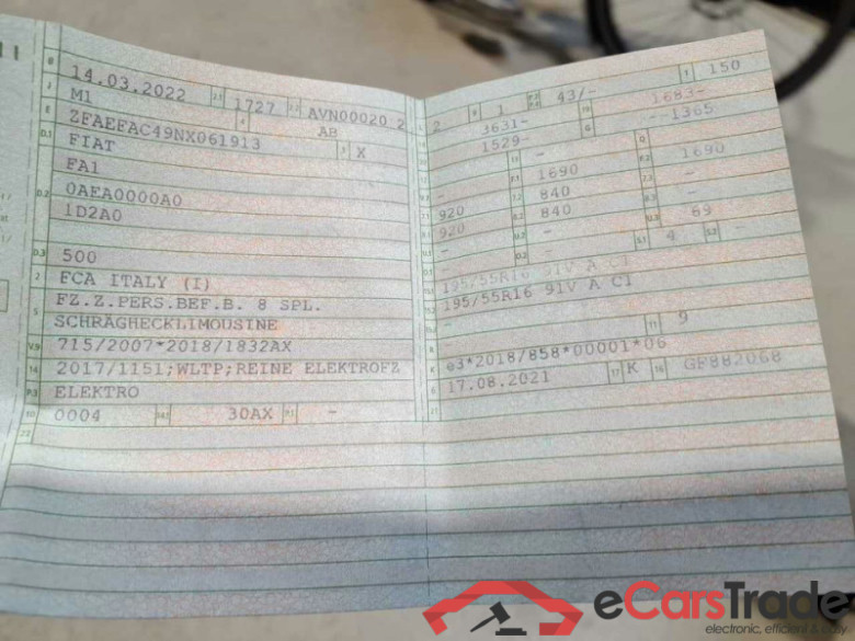 Fiat 500 e (332) Lim. (2020->) DE - LimS3, Icon (42 kWh), 2020 - 2023 #4