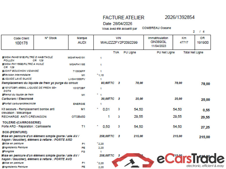 AUDI Q5 / 2020 / 5P / SUV 50 TFSI e 299 QTT S TRONIC 7 DESIGN / PRÊT A VENDRE #2