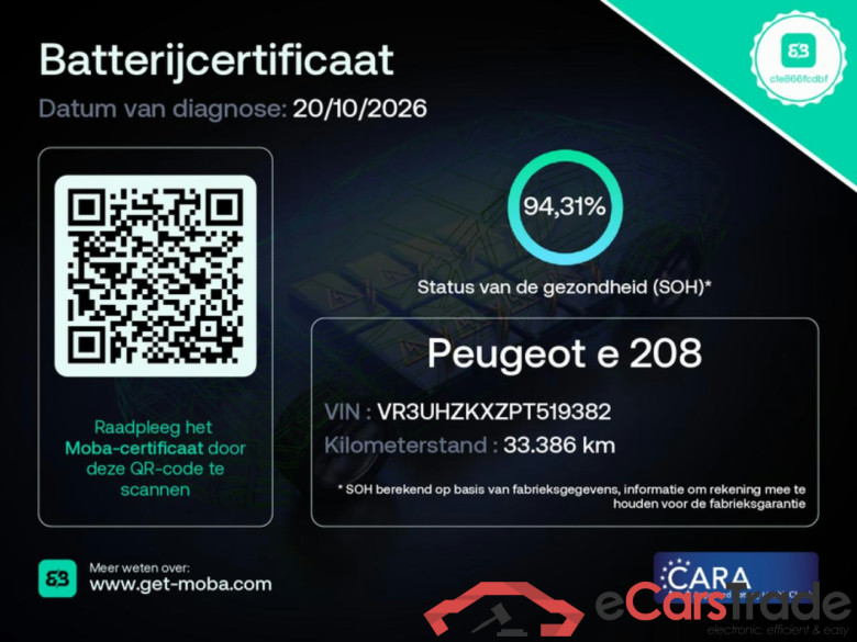 PEUGEOT e-208 EV Active Pack 50 kWh #6