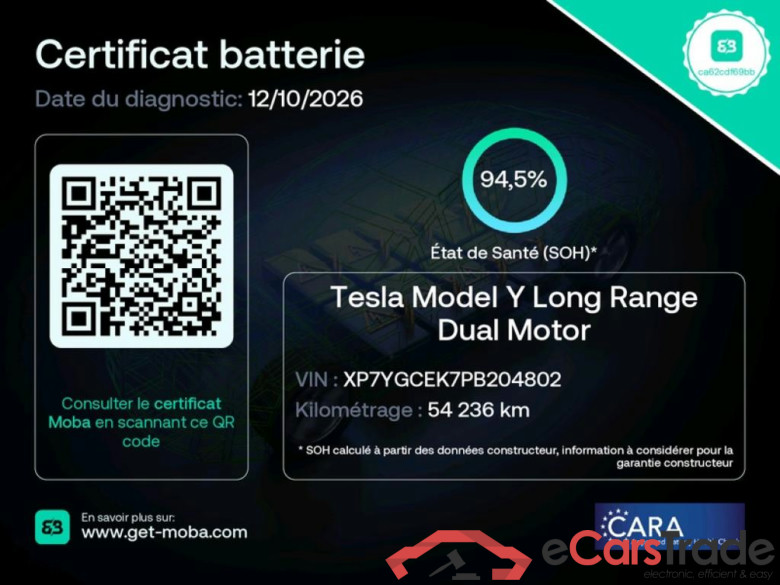 TESLA Model Y / 2020 / 5P / SUV Grande Autonomie Dual Motor AWD #3